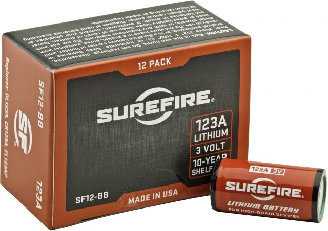 SureFire SureFire SF123A 3 Volt Lithium Batteries Bulk Box, 400 ct