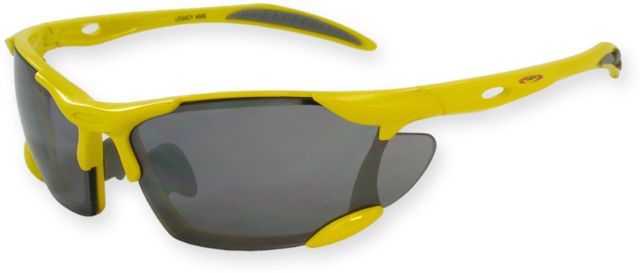 Survival Optics Sunglasses Survival Optics Shields / Legacy Sunglasses, Frame - Yellow, Lens - Pc Smoke-fm Decenter