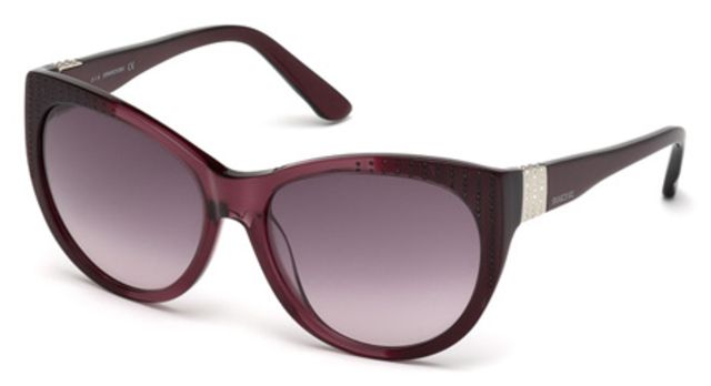 Swarovski Swarovski SK0087 Bifocal Prescription Sunglasses SK00875871T - Lens Diameter 58 mm, Frame Color Bordeaux
