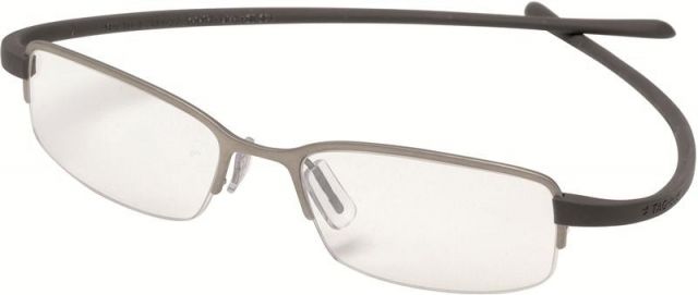 Tag Heuer Tag Heuer 3201 Single Vision Prescription Eyeglasses, Titanium Frame - Grey Temples Frame, Clear Lens-3201-002SV