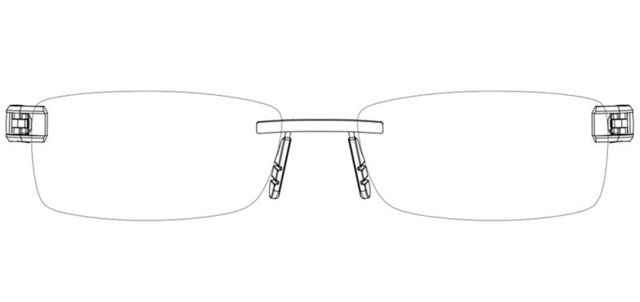 Tag Heuer Tag Heuer 0152 Single Vision Prescription Eyeglasses, PVD Black Frame - Black Leather/Red Temples Frame, Clear Lens-0152-001SV