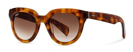 Tod's Tod's TO0117 Single Vision Prescription Sunglasses TO01175056F - Lens Diameter 50 mm, Frame Color Havana