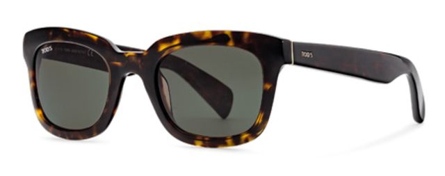 Tod's Tod's TO0121 Progressive Prescription Sunglasses TO01215152N - Lens Diameter 51 mm, Frame Color Dark Havana