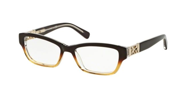 Tory Burch Tory Burch TY 2039 TY2039 Bifocal Prescription Eyeglasses 1010-51 - Brown Amber Fade Frame