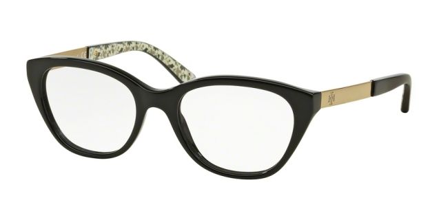 Tory Burch Tory Burch TY2059 Progressive Prescription Eyeglasses 1265-51 - Black/Gold Frame