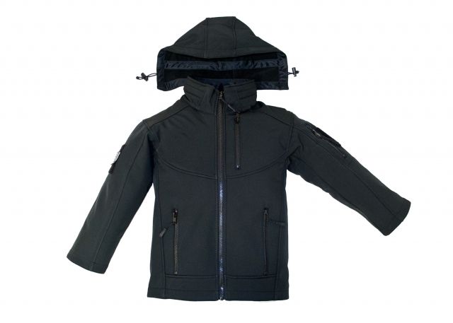 Trooper Clothing Trooper Clothing Black OPS Softshell Jacket, Medium, Black, Medium 10-12, 4006-M