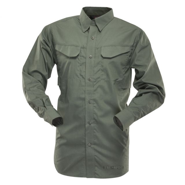 Tru-Spec Tru-Spec 24-7 Ultralight Field Shirt, Small, Long Length, Olive Drab 1104023