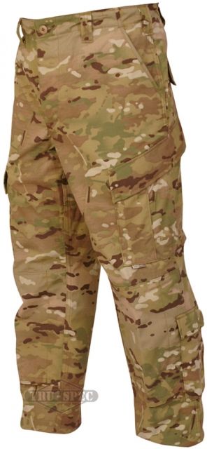 Tru-Spec Tru-Spec Tactical Response Pants, POLYCO Rip, Multicam, 3XL, Long 1299028