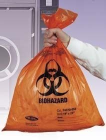 Tufpak Tufpak Autoclavable Biohazard Bags, 2.0 mil 14220-048 Orange Bags With Indicator