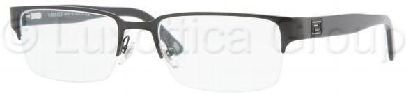 Versace Versace VE1184 Progressive Prescription Eyeglasses 1261-5318 - Matte Black