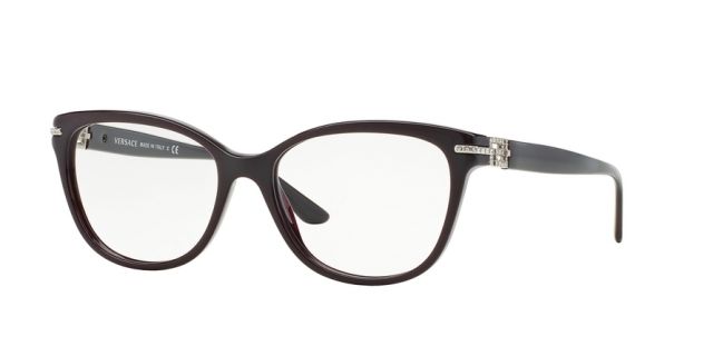 Versace Versace VE3205B Single Vision Prescription Eyeglasses 5123-52 - Violet Frame