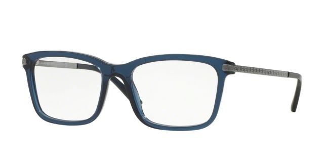 Versace Versace VE3210 Single Vision Prescription Eyeglasses 5111-55 - Transparent Blue Frame