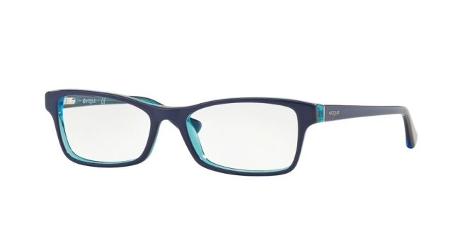 Vogue Vogue VO2886 Progressive Prescription Eyeglasses 2278-51 - Bluette/Orange/Azure Tr Frame