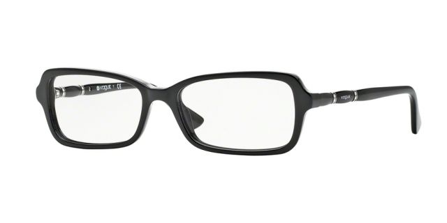 Vogue Vogue VO2888B Single Vision Prescription Eyeglasses W44-54 - Black Frame