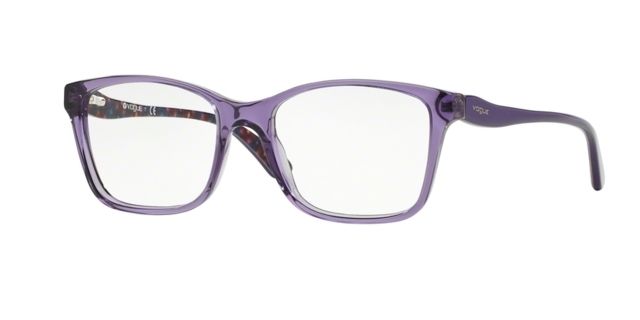 Vogue Vogue VO2907 Single Vision Prescription Eyeglasses 2258-52 - Transparent Violet Frame