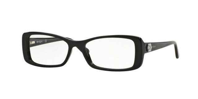 Vogue Vogue VO2970F Single Vision Prescription Eyeglasses W44-53 - Black Frame