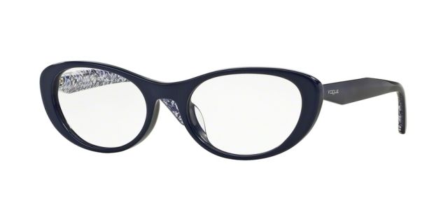 Vogue Vogue VO2989F Single Vision Prescription Eyeglasses 2325-52 - Night Blue Frame