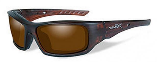 Wiley X Wiley X Climate Control Series Arrow Sunglasses,Matte Layered Tortoise Frame,Polarized Amber Lens CCARR08